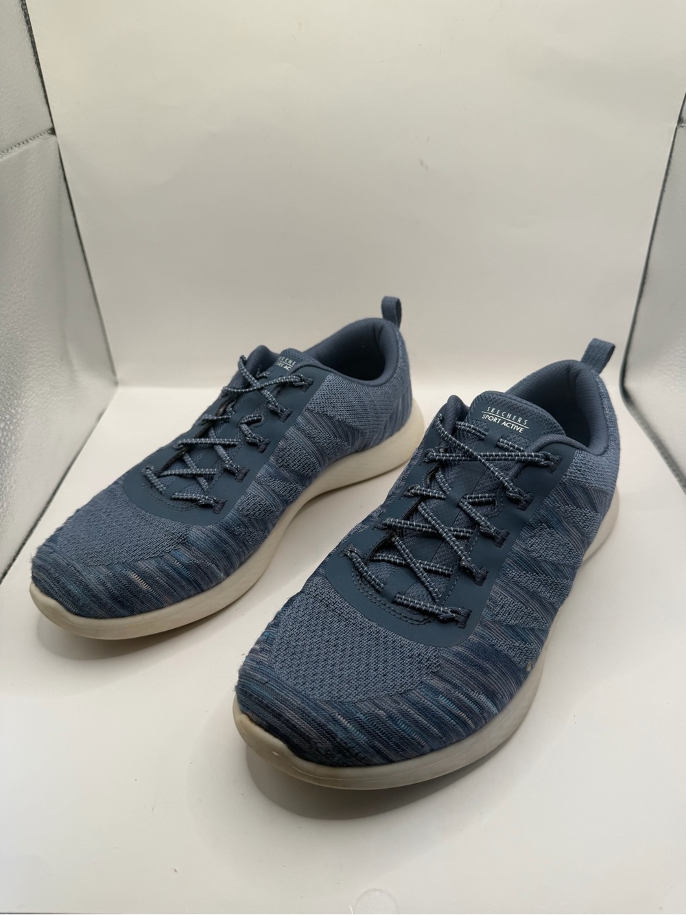Skechers Sport Active Memory Foam Blue Sneakers Women’s Size 8